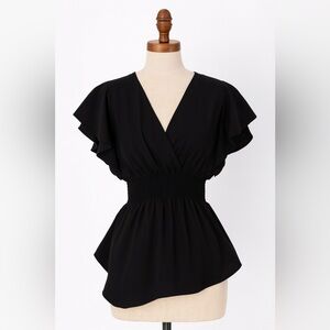 Jon & Anna Elegant Black Blouse